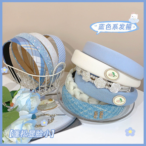 Chanel-style French hair clip, light luxury high-end headband, dopamine-boosting hair accessories for tidying up loose hair, suitable for daily wear, women's hair clip