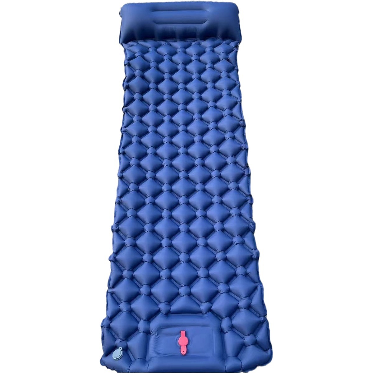 En stock fabricante ultra-ligero TPU cojín inflable en forma de diamante con almohada pie paso tienda al aire libre camping sola estera portátil a prueba de humedad