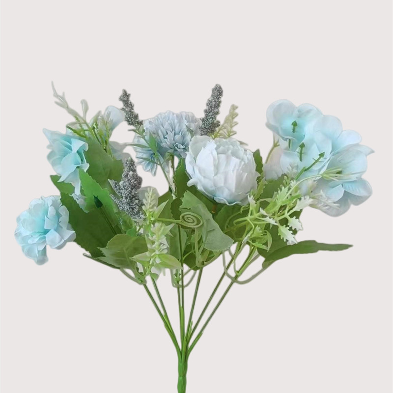 Hortensia de peonía-Azul