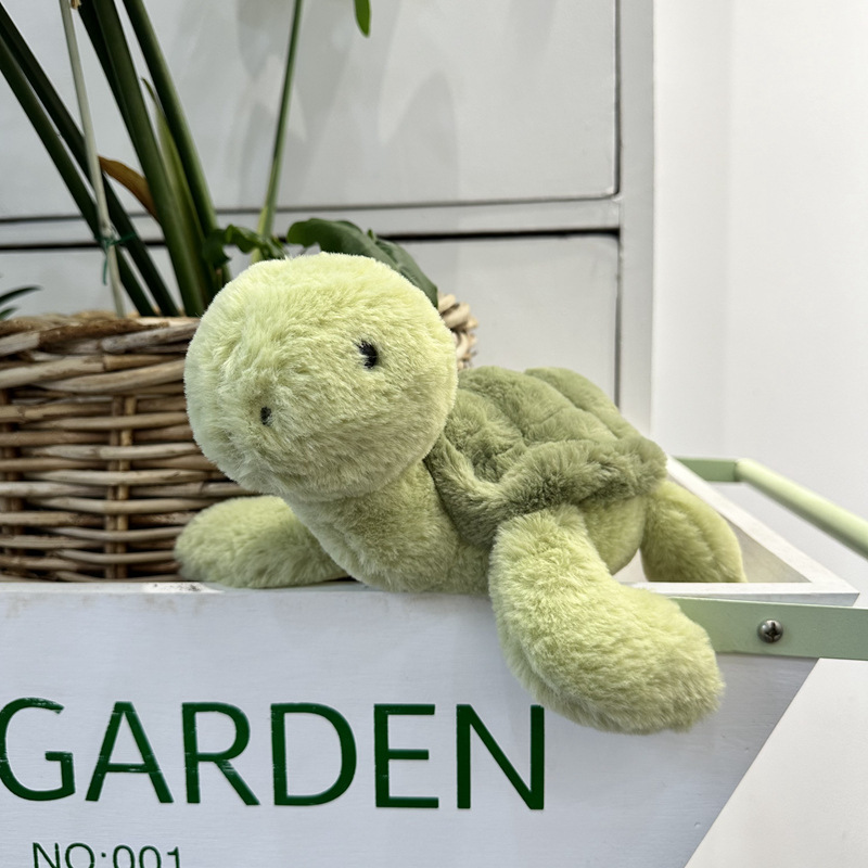 Crema transfronteriza tortuga muñeca juguetes de peluche almohada de tortuga animación muñecas adornos muñecas mujeres