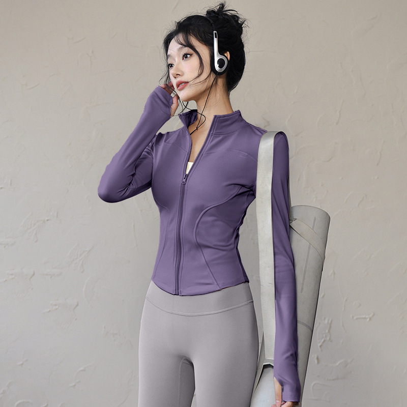巨显瘦外套女lulu瑜伽服上衣速干户外运动跑步普拉提健身服套装|undefined