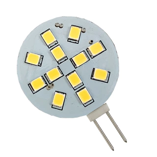 G4 LED灯 12SMD  圆形 g4.0针 12vdc灯 老款G4低压光源 SMD灯珠
