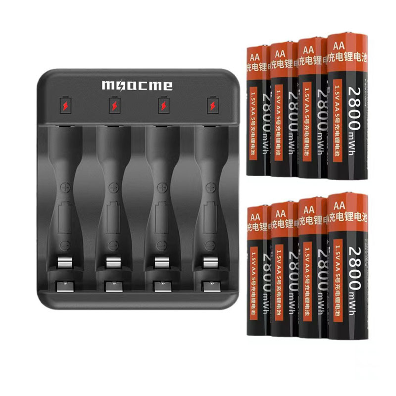 Número 5 8 secciones (batería de litio cargada de 1,5v) + cargador