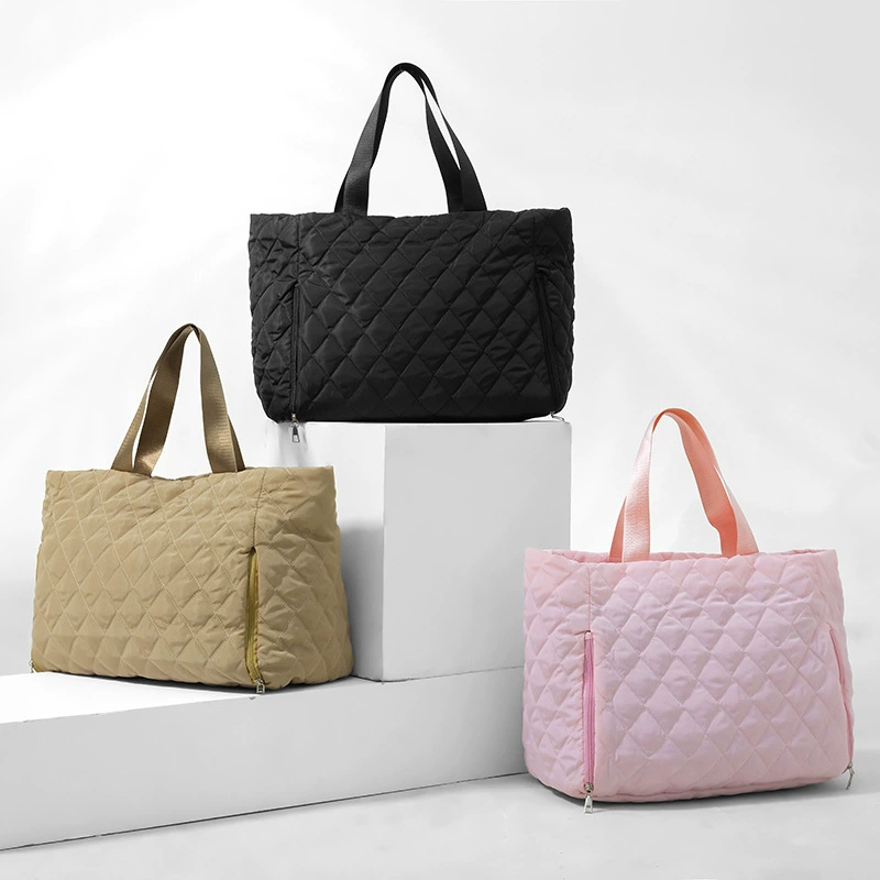 Хлопчатобумажная сумка трендовая дорожная сумка Linger дорожная сумка для женщин на короткие расстояния фитнес-сумка для йоги коврик для хранения сумки