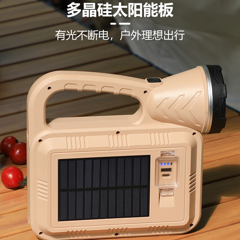 Nueva llama lámpara de techo hogar recargable multifuncional luz solar al aire libre linterna camping luz reflector