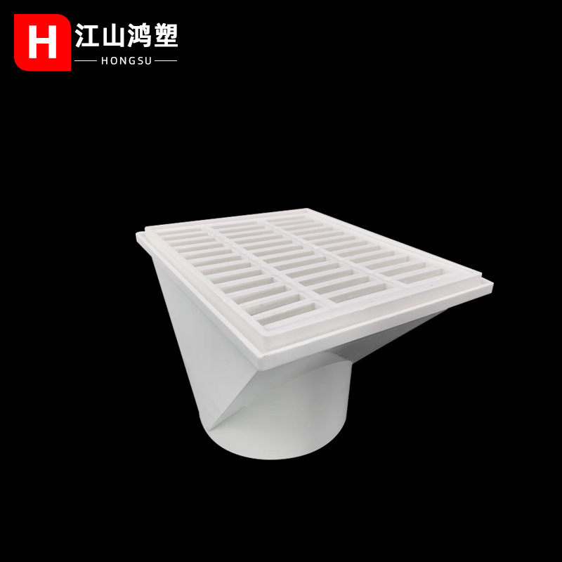 Desagüe de piso lateral de drenaje de piso de la esquina de alcantarillado de baño engrosado desagüe de piso cuadrado