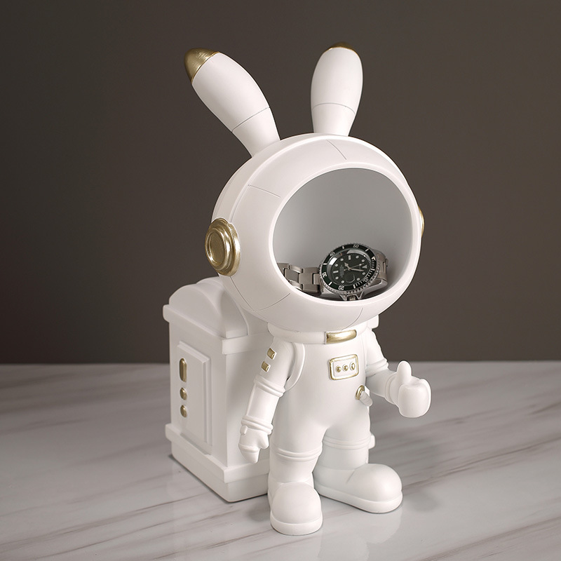 Creative space storage system for keys, astronaut for living room, table decorations