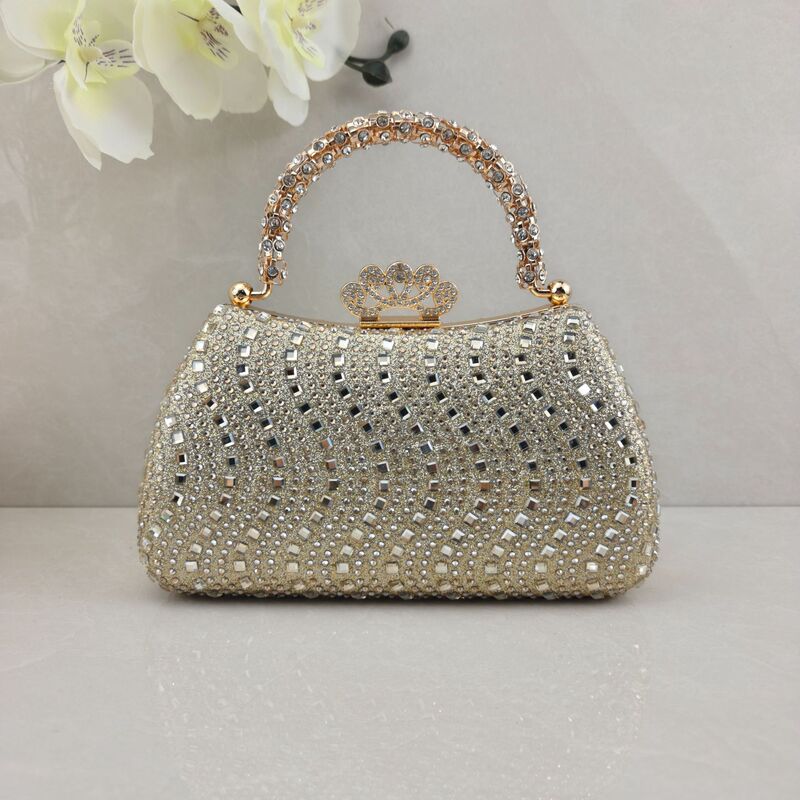 2025 New Model Foreign Trade Cross-Border Rhinestone Evening Bag Banquet Bag Dress Wedding Crossbody Bag Fashion Evening Bag for Ladies 2025 New Model Foreign Trade Cross-Border Rhinestone Evening Bag Banquet Bag Dress Wedding Crossbody Bag Fashion Evening Bag for Ladies