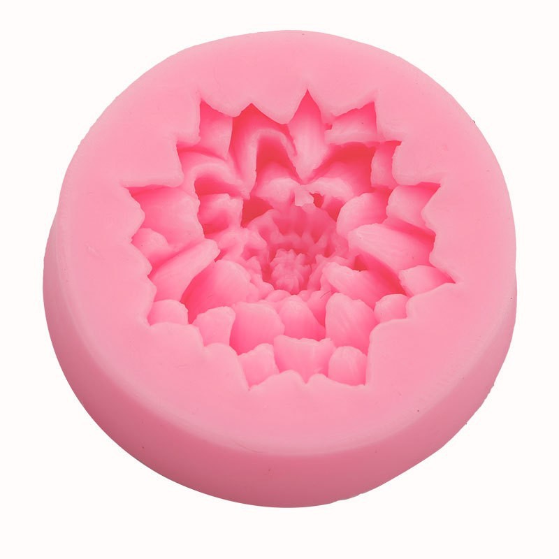 3-piece Cruz-Espejo Amazon combinación tamaño flor Rosa serie fondant molde de la torta de silicona molde para hornear