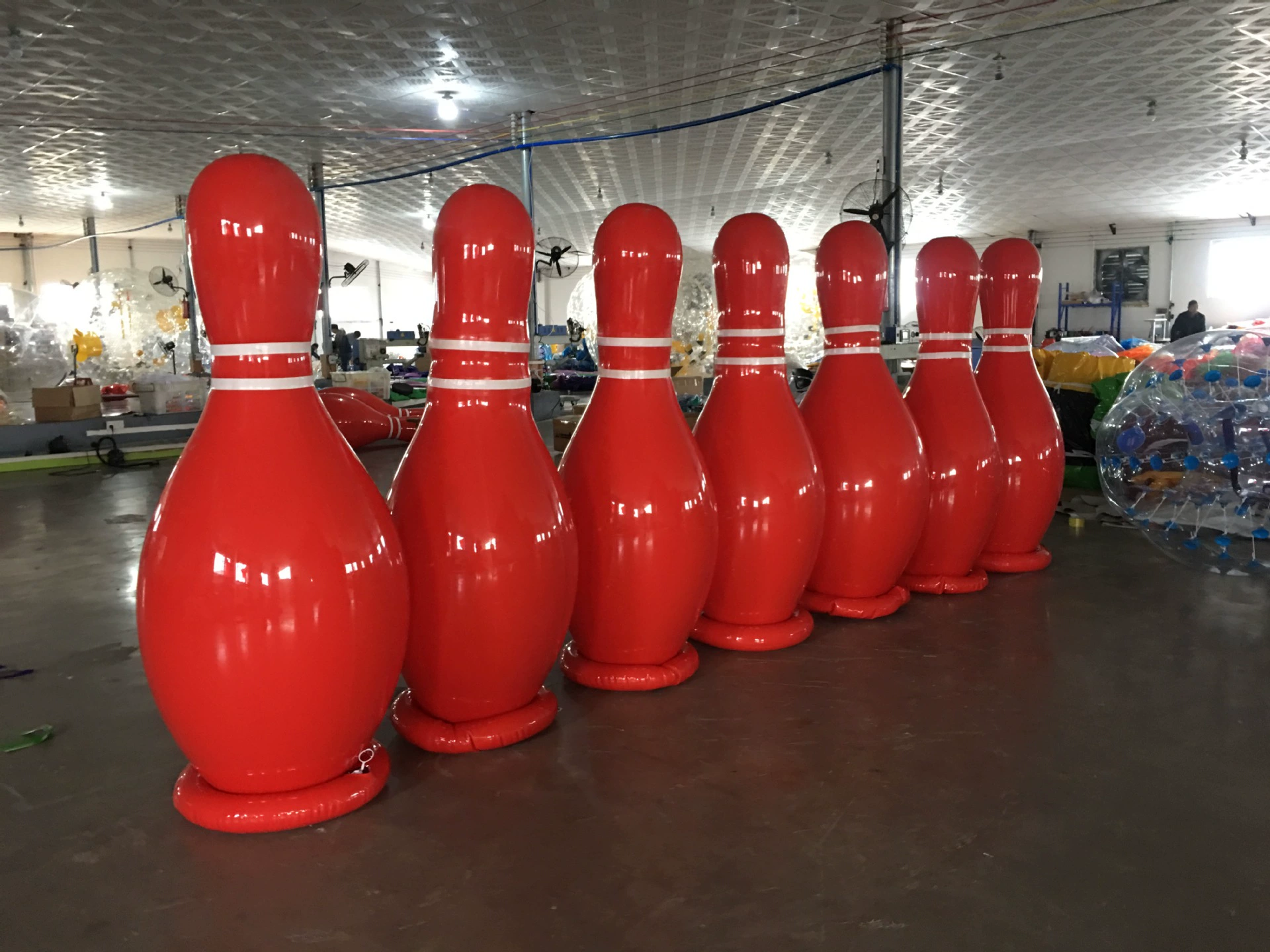 Fun inflatable human bowling ball large inflatable bowling bulbs props live bowling fun game