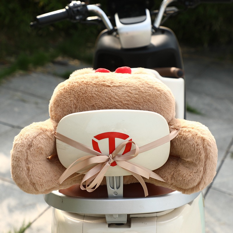 Cute Electric Vehicle Anti-Collision Pad, Child Seat Headrest Protection Pad, Electric Motorcycle Thickened Anti-Bump Pad Gadget