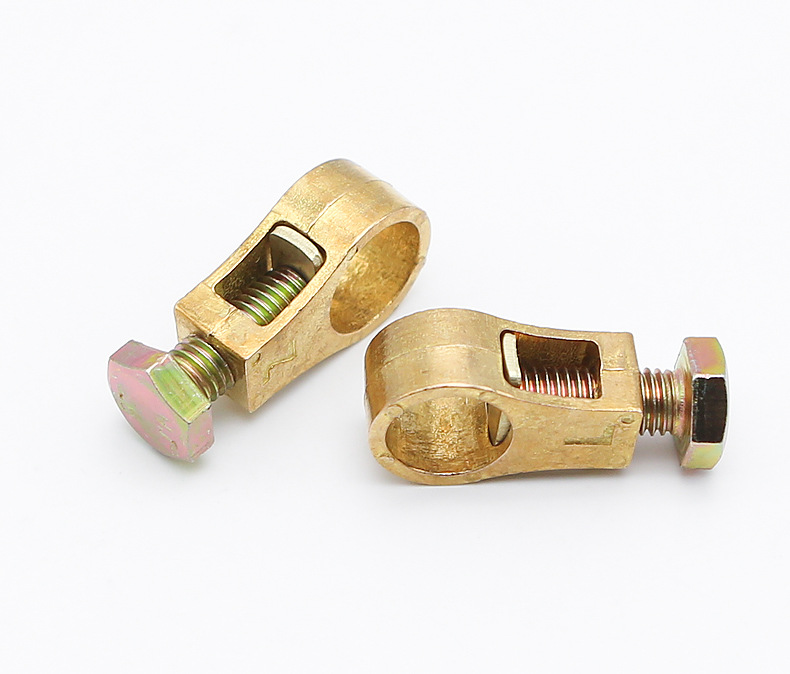 Battery clip pure copper thickened new car battery pile multi-function connecting line pinch fixed connector Zhuang head