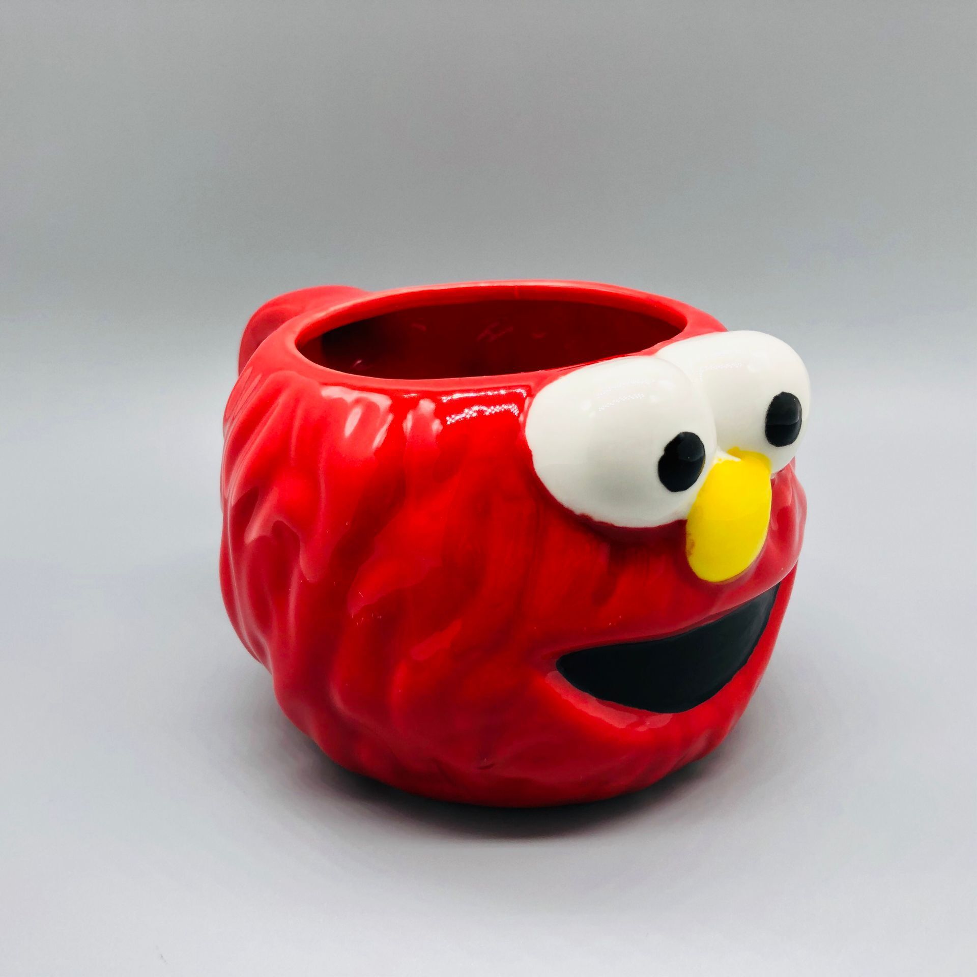 Japonés lindo Sesame Street pareja de dibujos animados taza Aimo taza agua gran capacidad leche