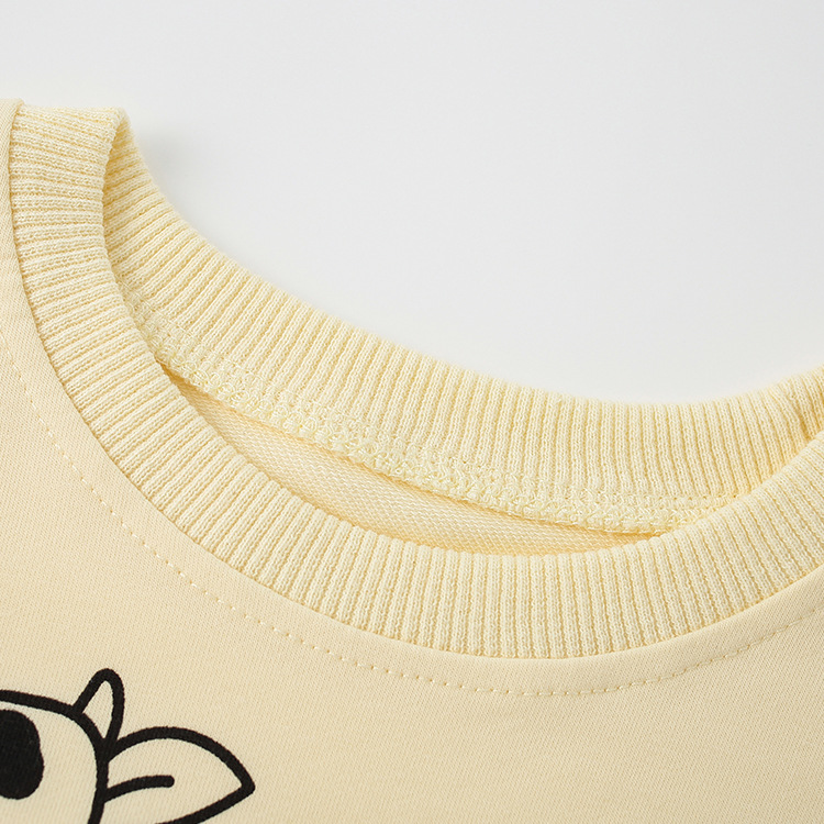 Malwee marca ropa para niños otoño nuevo 2022 suéter de los niños al por mayor ropa de bebé suéter de cuello redondo