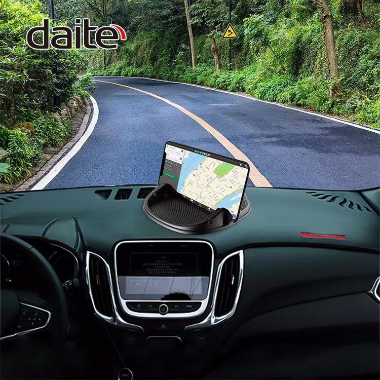 Soporte para teléfono móvil del coche soporte de teléfono móvil del coche estera antideslizante soporte de consola central