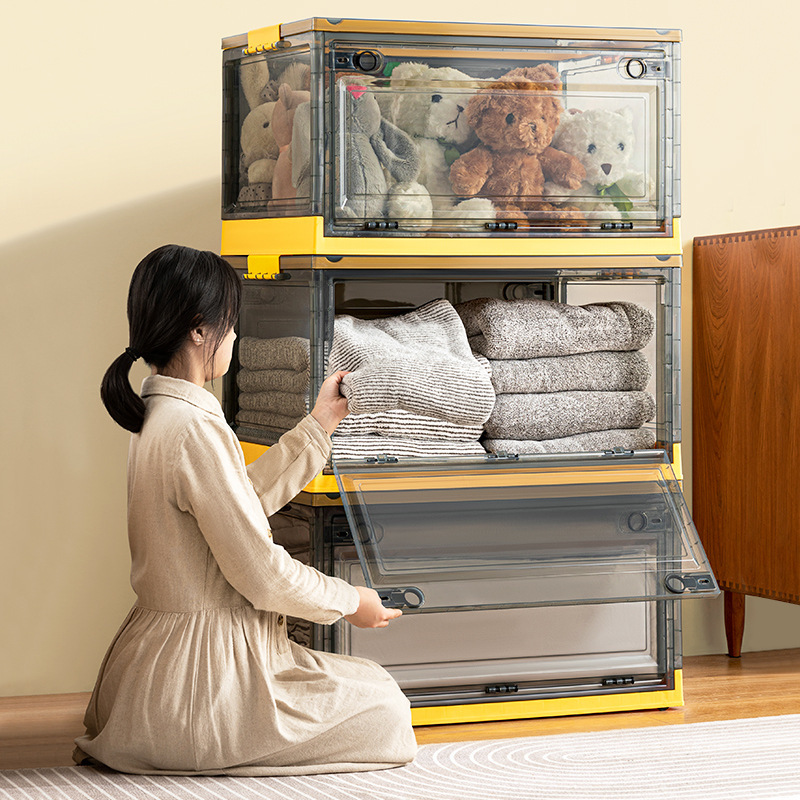 Plastic storage box for auto