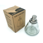 加厚玻璃酒精瓶180ml 防喷耐腐玻璃酒精瓶防静电按压式酒精瓶清洗