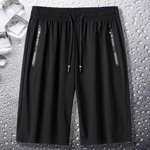 Men's silk summer shorts for leisure