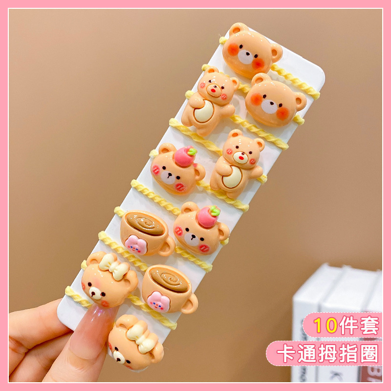 Banda de goma para niños, lazo para el cabello con pulgar para niña, accesorios para el cabello, cuerda para la cabeza para bebés, niña pequeña, sin dañar el cabello, gomas de goma, lindos sombreros