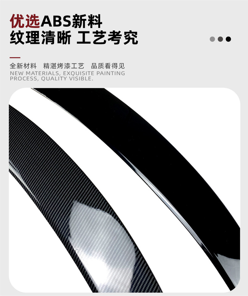Suitable for Mercedes-Benz A-Class W177 Sedan Version A180/200 2019+ Rear Wing, Roof Wing, Spoiler, Exterior Modification Parts