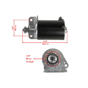 16 Teeth Lawn Mower Starter Motor 390838 497594 497595 5-22 Hp 391423 392749
