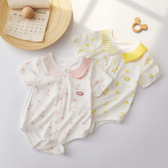 Newborn clothes summer baby diaper cover baby summer pajamas infant summer wear triangle crawl infant clothes