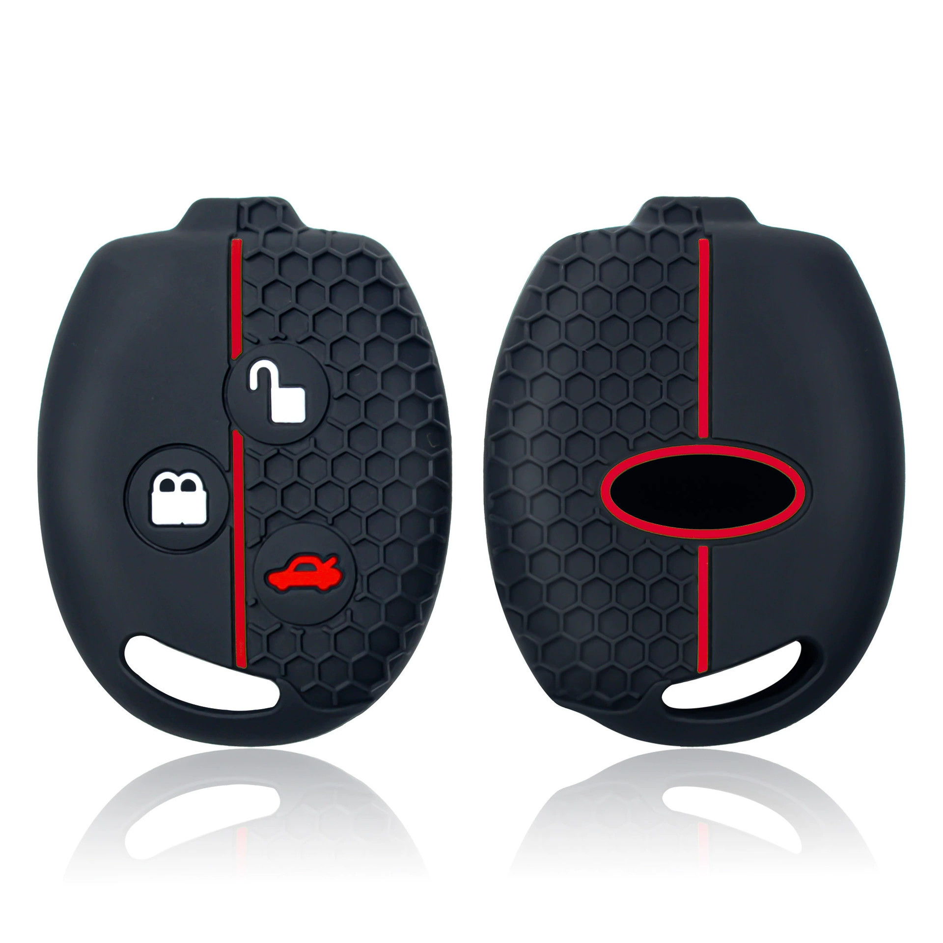 Подходит для старых Ford, прямой трехкнопочный силиконовый защитный чехол для автомобиля, устойчивый к падениям и долговечный, готов к оптовой продаже.