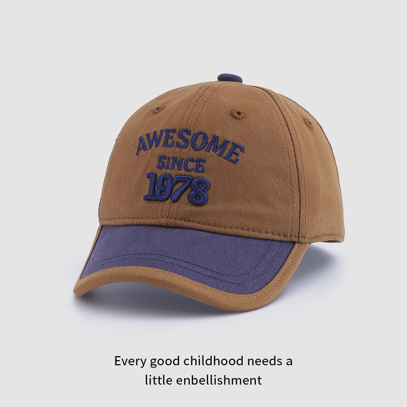 Sombreras de béisbol para niños Sombreras de lengua de pato Primavera y Otoño Sombreras delgadas para niñas Sombreras solares para bebés Sombreras solares para bebés marea de verano