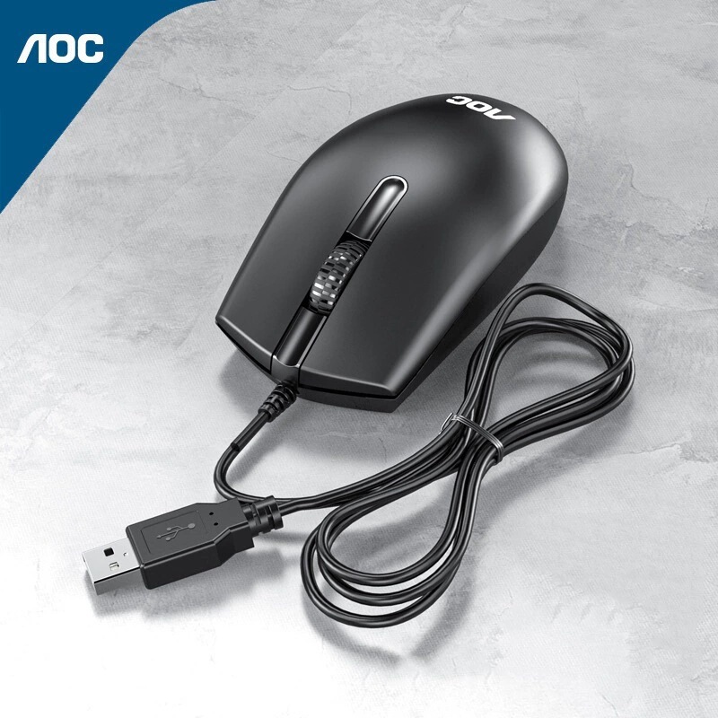 AOC マウス有線サイレント USB ホーム オフィス デスクトップ ラップトップ ビジネス 学生 e スポーツ ゲーム cfcs|undefined