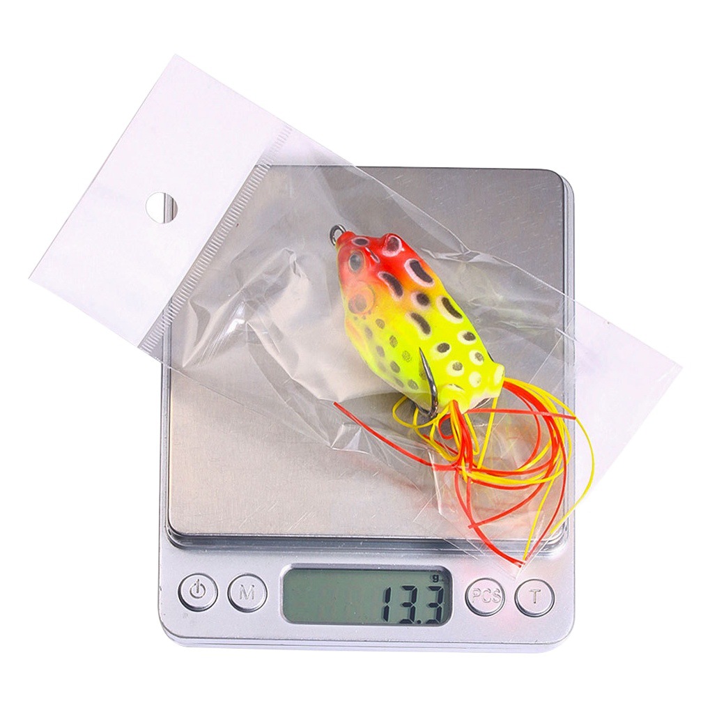 Nuevo modelo de señuelo de superficie tipo rana, 12g, realista, artificial, flotante, para lances de larga distancia, set de señuelos de rana, venta al por mayor del fabricante