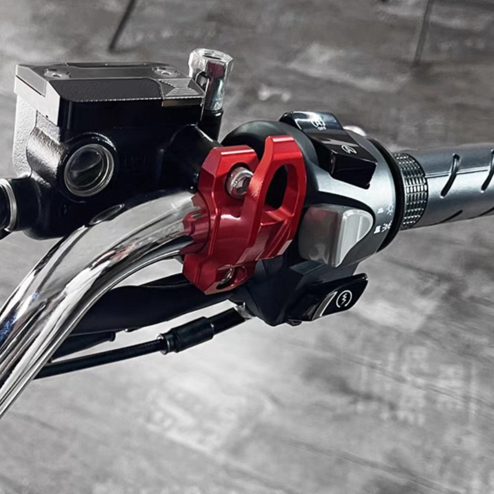 Suitable for Haojue Uhr150 Modified Aluminum Alloy Handlebar Storage Hook, Brake Pump Helmet Hook Accessories