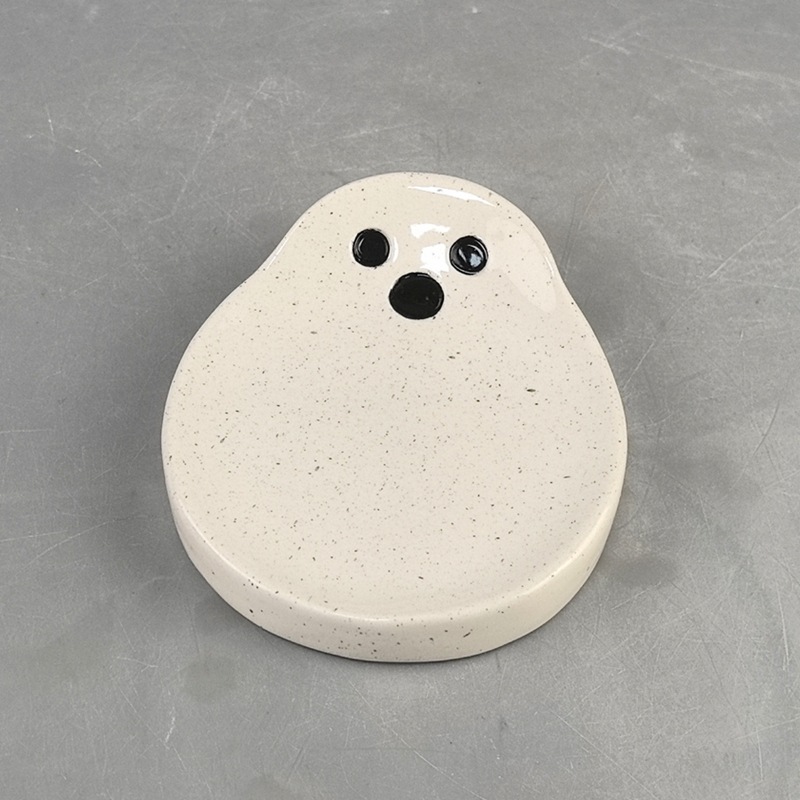 Botella de baño de cerámica fantasma de Halloween, baño de dos piezas, loción decorativa de ambiente festivo de alto valor, botella de prensa