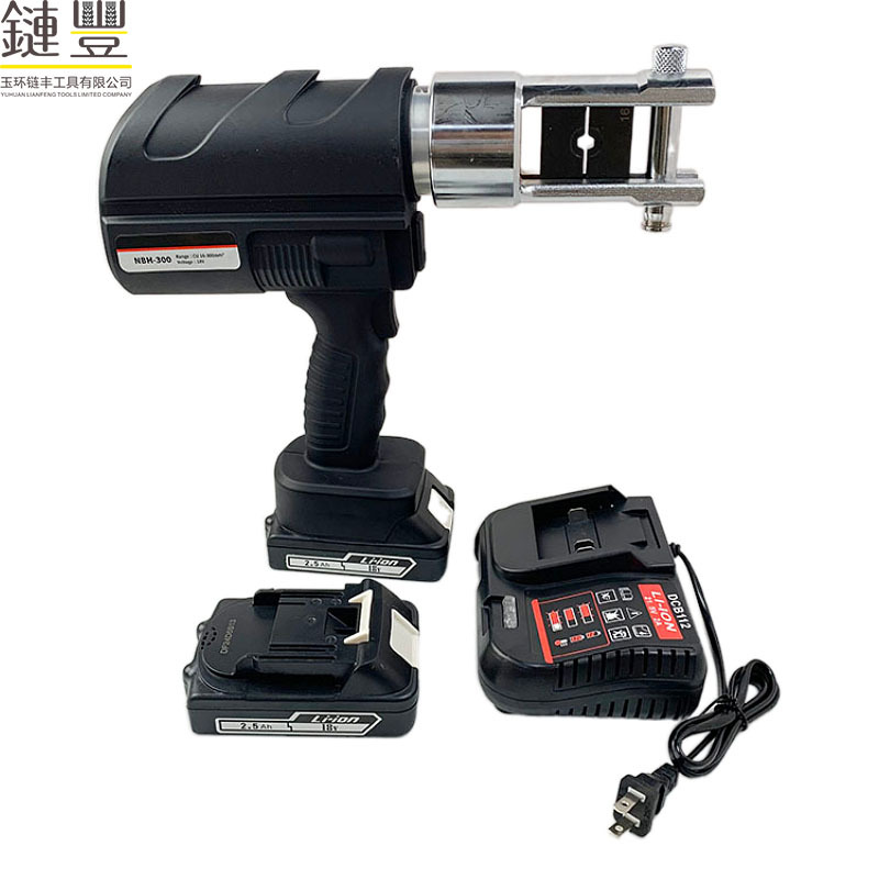 电动充电式液压压线钳铜铝端子小型压接钳便携插电NCH-300