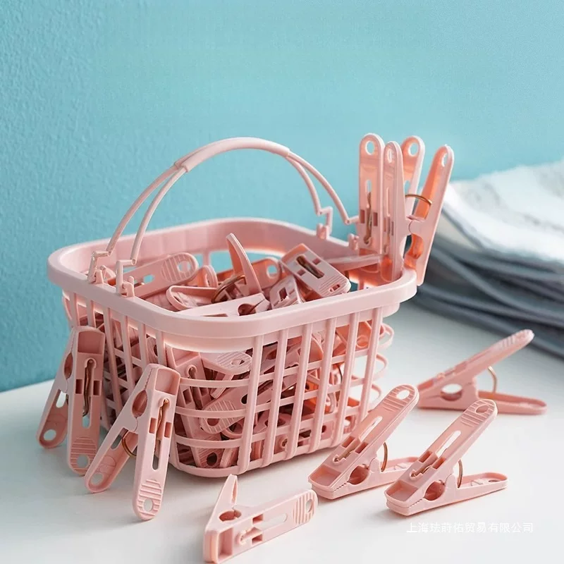 Windproof drying rack, underwear, plastic socks, storage system, duvet, 30 pieces