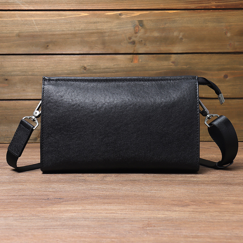 Men's Crossbody Shoulder Bag Genuine Leather Men's Bag Horizontal Style Casual Trendy First Layer Cowhide Vegetable-Tanned Craft Small Shoulder Bag Simple Men's Crossbody Shoulder Bag Genuine Leather Men's Bag Horizontal Style Casual Trendy First Layer Cowhide Vegetable-Tanned Craft Small Shoulder Bag Simple