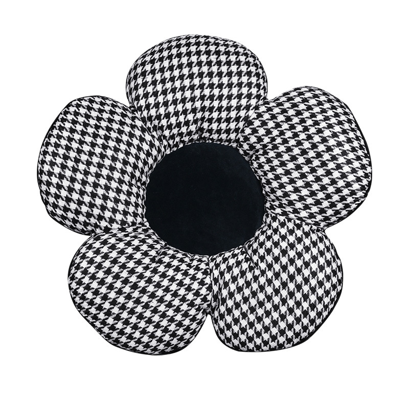 카시트 쿠션 사계절 유니버설 여름 좌석 쿠션 HOUNDSTOOTH INS 스타일 미끄럼 방지 번들 무료 3 피스 쿠션 커버