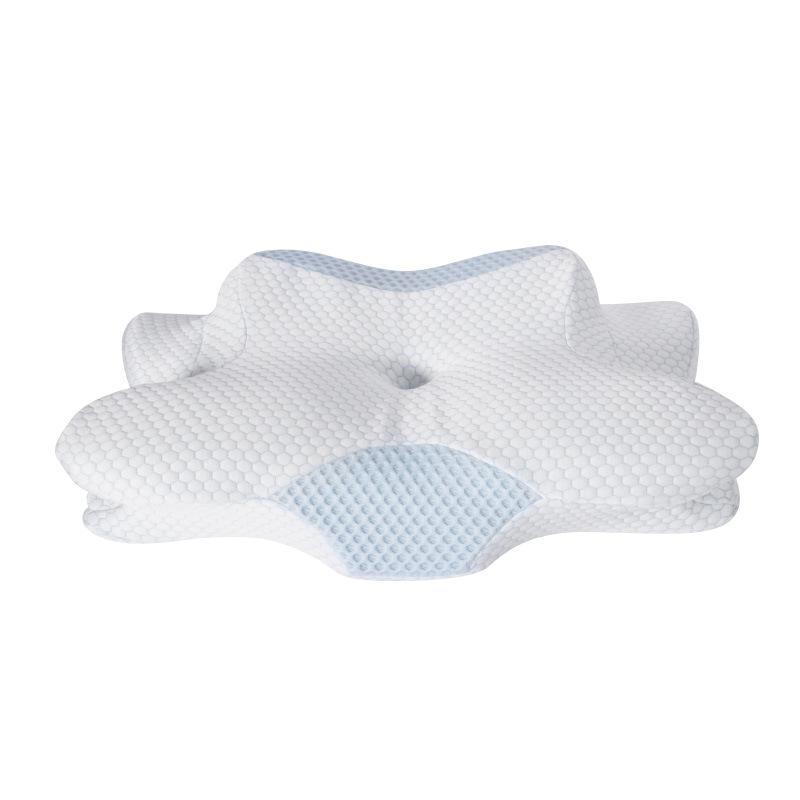 人体工学零压按摩蝶形枕侧睡护颈枕慢回弹记忆枕枕头枕芯护颈椎枕