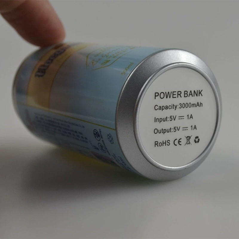 Botella de vino portátil banco de energía Mini cerveza pequeña teléfono móvil bolsillo de energía móvil puede banco de energía regalo