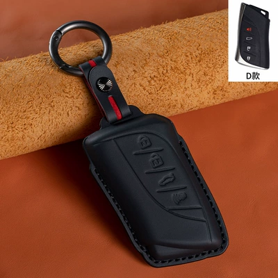 lx570 bag genuine leather – Car key bag - type-d-black-4-keys