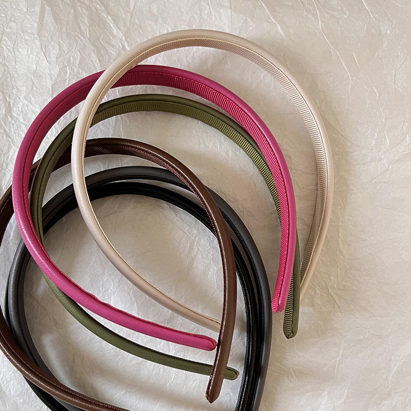 Einfacher Stil Einfarbig Kortex Haarband display picture 1