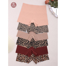 Q 46440 Women's leopard ice silk boxers Ůʿ���Ʊ�˿ƽ�ǿ�