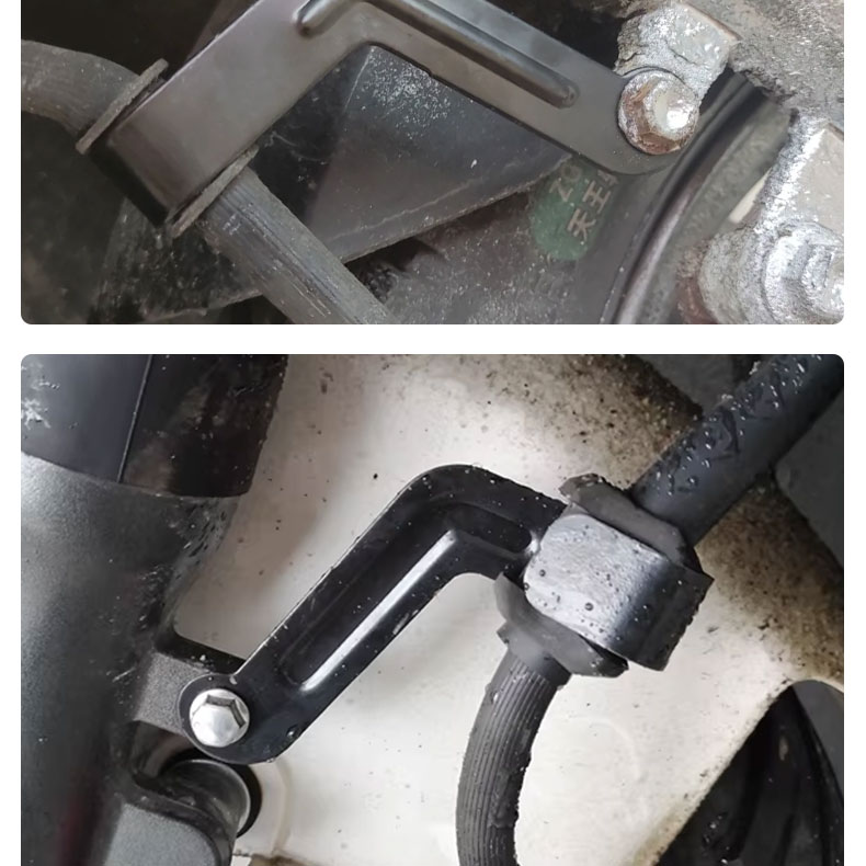 Electric vehicle front wheel oil pipe bracket hook, universal disc brake front wheel brake cable, disc brake oil pipe fixing clip, accessory