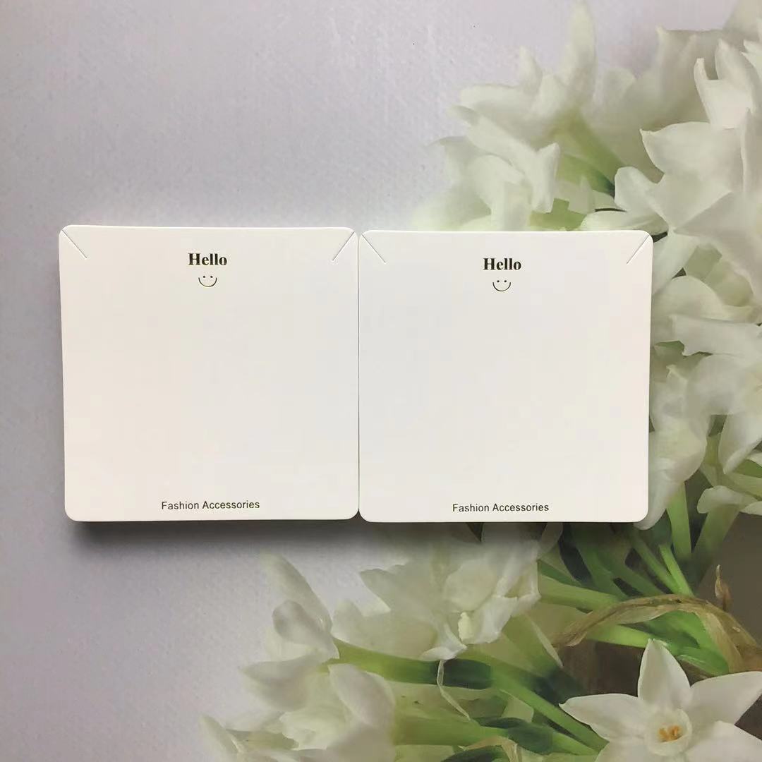 1 Pieza Estilo Simple Fiesta Banquete Autofoto Color Sólido Tarjetas De Embalaje De Joyería display picture 3