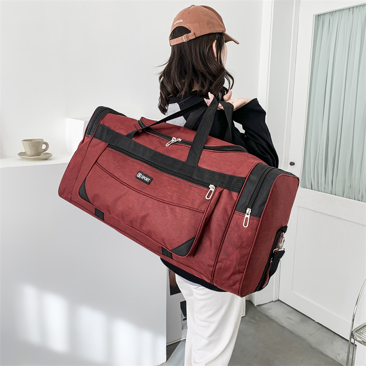 Unisex Basic Solid Color Nylon Travel Bags display picture 2