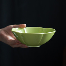 中式复古茶点盘围炉壶承创意点心盘陶瓷禅意干果小碟子家用水果盘
