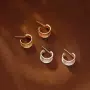 小众新款气质拉丝耳环