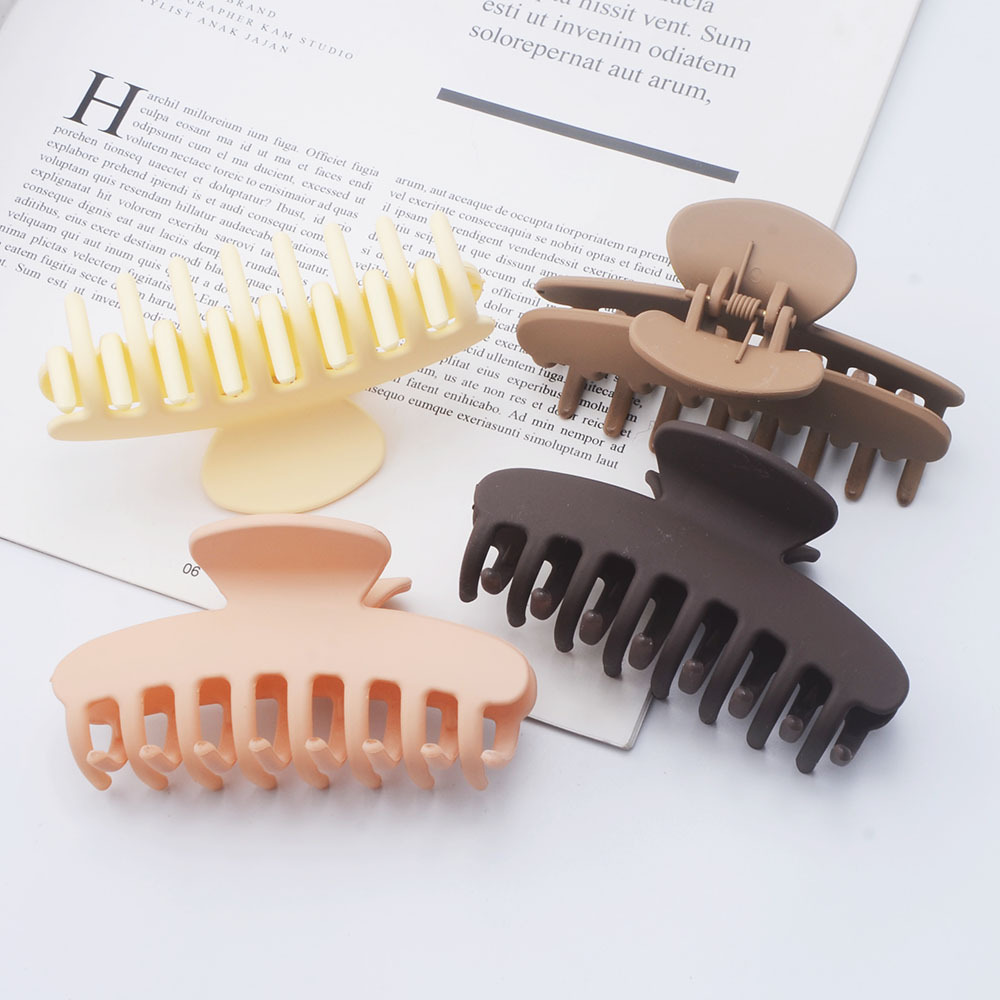 Leche helada serie marrón Cabeza trasera grande updo pinza de pelo horquilla accesorios para el cabello tocado clip de pelo pequeño clip de lote de joyería