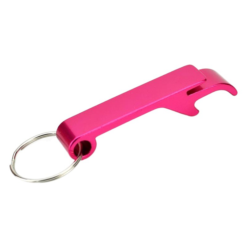 Factory direct spot creative aluminum alloy beer opener bottle opener key chain advertising small gifts printed logo