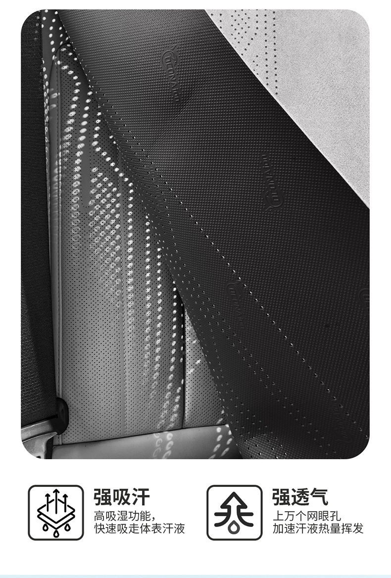 Suitable for Fangchengbao Titanium 3 Seat Cushion, Special Rams Seat Cushion, Perforated, Breathable, Non-Slip Seat Cover, Universal for All Seasons