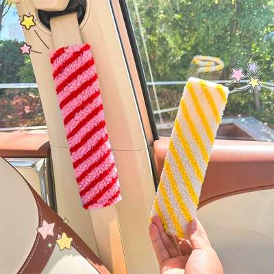 Shoulder Protector Cute Striped – Seat belt shoulder pad
